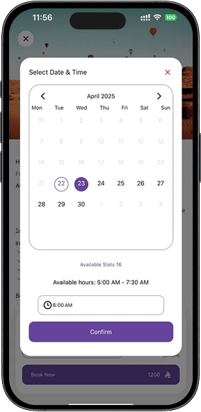 Booking Process